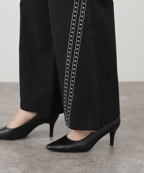 SETUPEXE（セットアップイーエックスイー）の「SETUP-EXE/セットアップエグゼ 33 STAR LINE PANTS（その他パンツ・レディース・ブラック/アイボリー・FREE）」の13枚目の写真