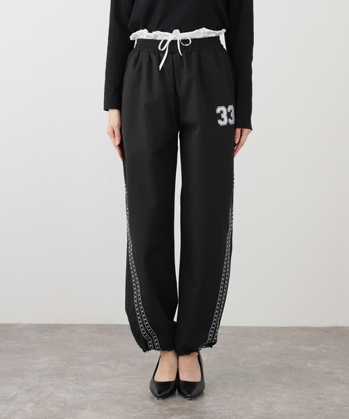 SETUPEXE（セットアップイーエックスイー）の「SETUP-EXE/セットアップエグゼ 33 STAR LINE PANTS（その他パンツ・レディース・ブラック/アイボリー・FREE）」の9枚目の写真