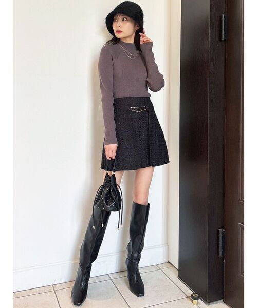 ハイネックベーシックニットトップス（ニット/セーター）｜RESEXXY（リゼクシー）