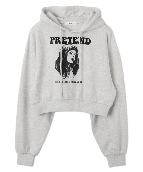 WEGO（ウィゴー）の「WEGO/ガールプリントプルパーカー（パーカー・レディース・杢グレー/ダークグレー・FREE）」の11枚目の写真