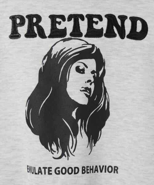 WEGO（ウィゴー）の「WEGO/ガールプリントプルパーカー（パーカー・レディース・杢グレー/ダークグレー・FREE）」の14枚目の写真