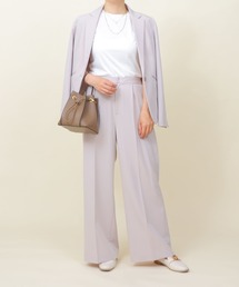 UNITED BASE（ユナイテッドベース）の「テーラードジャケット ワイドパンツ スーツセット（スーツセット）」