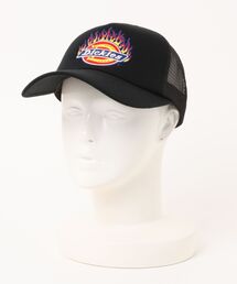 Dickies | 【Dickies】EX FIRE ICON MESH CAP/ロゴ/メッシュキャップ/スナップバック/フリーサイズ/帽子/ディッキーズ(キャップ)