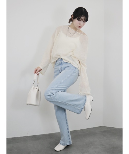 sherr skin top beige litmus シアートップス litmus シアートップス