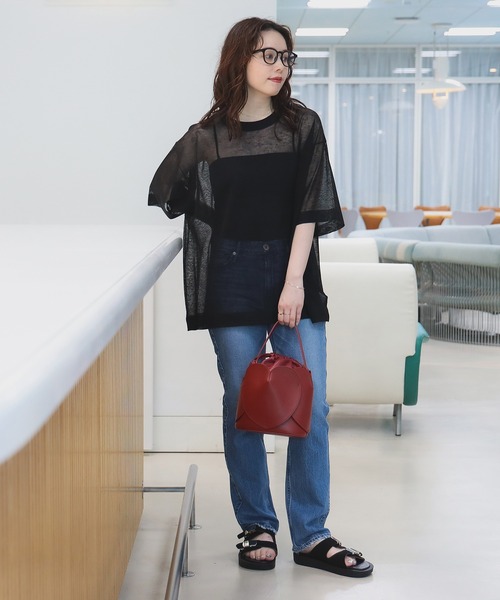 BEAMS HEART(ビームスハート)の「ハートモチーフ ショルダーバッグ(ショルダーバッグ・レディース・レッド/ブラック・ONE SIZE)」の7枚目の写真