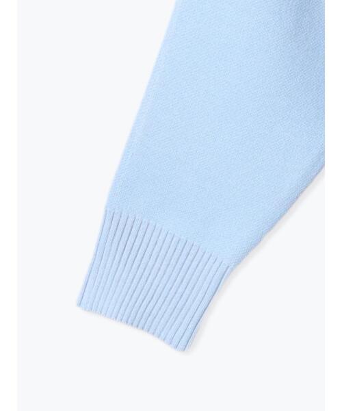 Lugnoncure（ルノンキュール）の「コットンタッチVネックニット（ニット/セーター・レディース・ミント/ブラック/ピンク/サックスブルー/オフホワイト・F）」の16枚目の写真