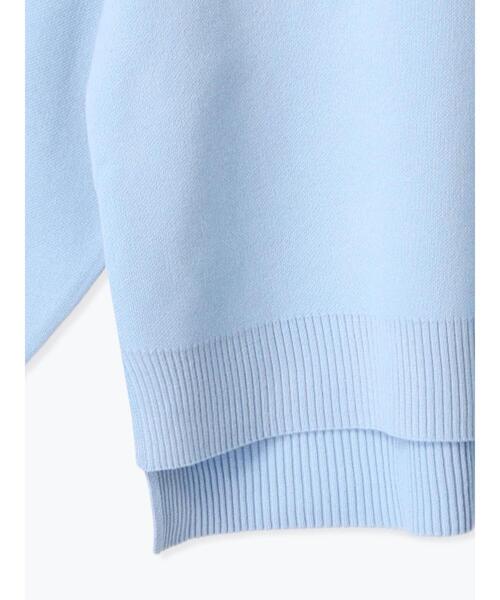 Lugnoncure（ルノンキュール）の「コットンタッチVネックニット（ニット/セーター・レディース・ミント/ブラック/ピンク/サックスブルー/オフホワイト・F）」の15枚目の写真