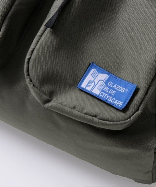GLAZOS（グラソス）の「【大人向けサイズあり】ダブルポケットバックパック（バックパック/リュック・キッズ・ブルー/チャコールグレー/カーキ/ブラック・フリー）」の8枚目の写真