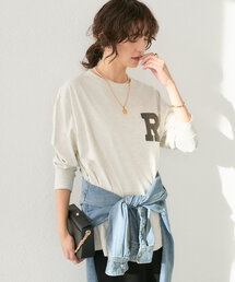 RIVE DROITE | 予約【キャッチーなロゴが◎】パイルワッペンロンTee(Tシャツ/カットソー)