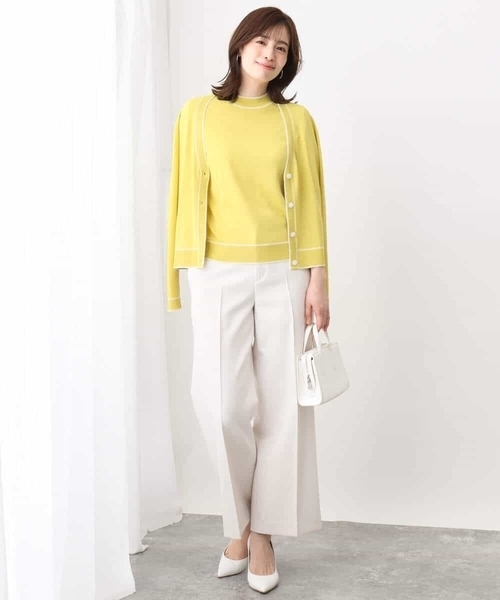 セール】[名品シリーズ]ストレッチワイドパンツ/WEB限定サイズあり