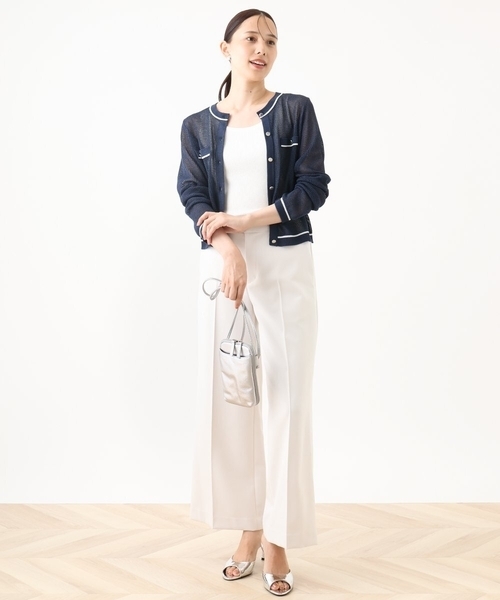 セール】[名品シリーズ]ストレッチワイドパンツ/WEB限定サイズあり