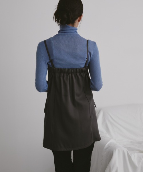 duei（デュイ）の「2WAYテーラードツイルビスチェ（チューブトップ・レディース・ネイビー/グレー・FREE）」の11枚目の写真