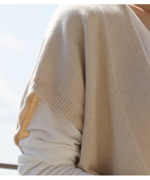 aquagarage（アクアガレージ）の「ニットベストカーディガン（ニット/セーター・レディース・サンドベージュ/チャコール・ONESIZE）」の13枚目の写真