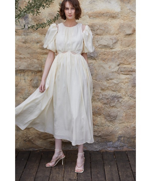セール】Rosie Cutout Long Dress カットアウトソフトドレス