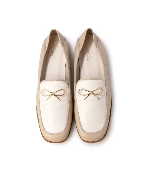 Launa lea（ラウナレア）の「リボンモチーフローファー(0592)（ローファー・レディース・ブラック/ベージュ/ライトブルー・22.5cm/23.5cm/23.0cm/24.5cm/24.0cm/22.0cm/25.0cm）」の11枚目の写真