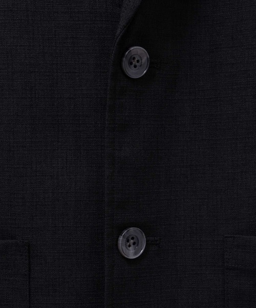 URBAN COLLECTION(アーバンコレクション)の「URBAN COLLECTION リネンライクジャケット(テーラードジャケット・メンズ・ブラック/チャコール・S/M/L/XL)」の15枚目の写真