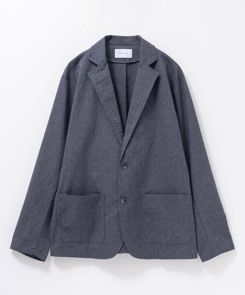 URBAN COLLECTION(アーバンコレクション)の「URBAN COLLECTION リネンライクジャケット(テーラードジャケット・メンズ・ブラック/チャコール・S/M/L/XL)」の18枚目の写真