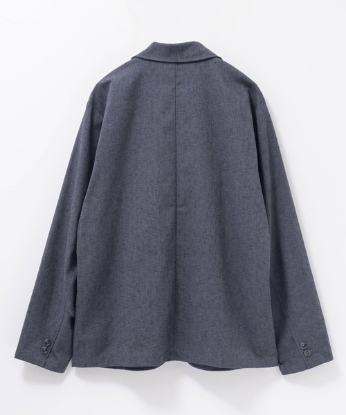URBAN COLLECTION(アーバンコレクション)の「URBAN COLLECTION リネンライクジャケット(テーラードジャケット・メンズ・ブラック/チャコール・S/M/L/XL)」の19枚目の写真