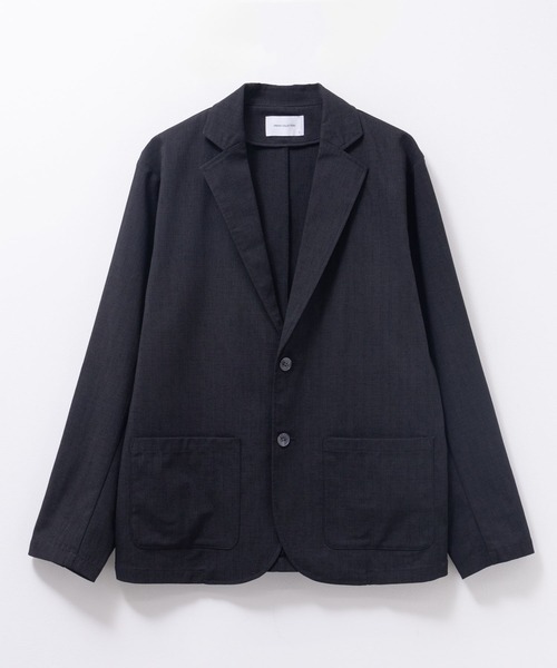 URBAN COLLECTION(アーバンコレクション)の「URBAN COLLECTION リネンライクジャケット(テーラードジャケット・メンズ・ブラック/チャコール・S/M/L/XL)」の20枚目の写真