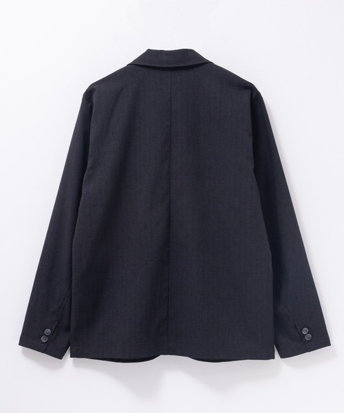URBAN COLLECTION(アーバンコレクション)の「URBAN COLLECTION リネンライクジャケット(テーラードジャケット・メンズ・ブラック/チャコール・S/M/L/XL)」の21枚目の写真