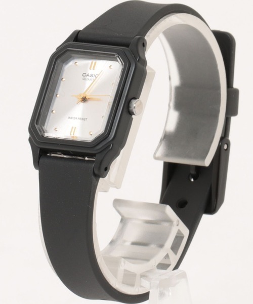 CASIO(カシオ)の「CASIO カシオ/ アナログ スクエアフェイス 日本製クォーツ 日常生活防水 腕時計 /// LQスクエアシリーズ(アナログ腕時計・メンズ・ブラック×ブラック/ブラック×シルバー/ブラック×ゴールド/ブラック×ブルー・FREE)」の3枚目の写真
