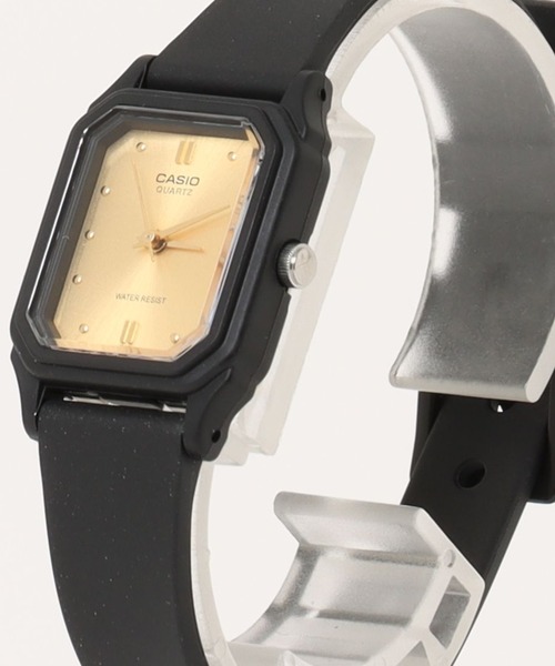CASIO(カシオ)の「CASIO カシオ/ アナログ スクエアフェイス 日本製クォーツ 日常生活防水 腕時計 /// LQスクエアシリーズ(アナログ腕時計・メンズ・ブラック×ブラック/ブラック×シルバー/ブラック×ゴールド/ブラック×ブルー・FREE)」の4枚目の写真