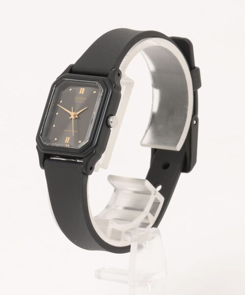 CASIO(カシオ)の「CASIO カシオ/ アナログ スクエアフェイス 日本製クォーツ 日常生活防水 腕時計 /// LQスクエアシリーズ(アナログ腕時計・メンズ・ブラック×ブラック/ブラック×シルバー/ブラック×ゴールド/ブラック×ブルー・FREE)」の6枚目の写真