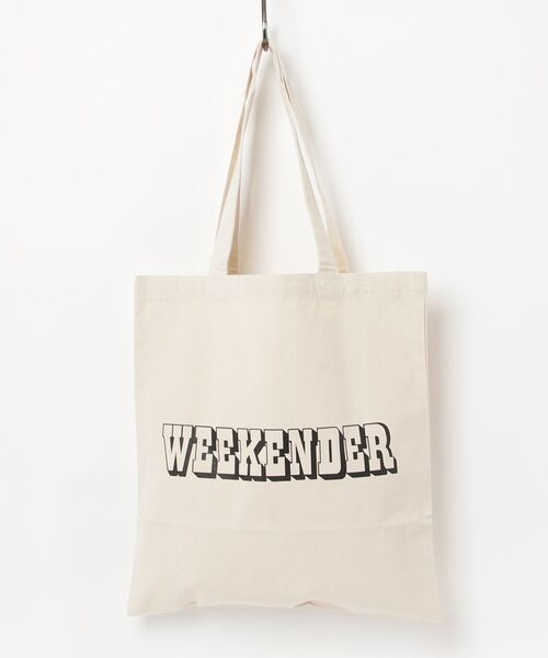 ROSE BUD（ローズバッド）の「(SANFRANCISCO.NNECT.)WEEKENDER TOTE BAG（トートバッグ・レディース・ホワイト/ブラック・ONE SIZE）」の16枚目の写真