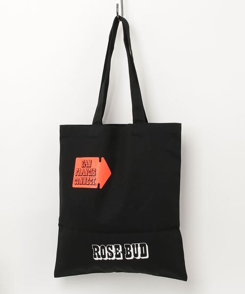 ROSE BUD（ローズバッド）の「(SANFRANCISCO.NNECT.)WEEKENDER TOTE BAG（トートバッグ・レディース・ホワイト/ブラック・ONE SIZE）」の21枚目の写真