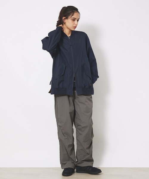 TAION（タイオン）の「【TAION/タイオン】NON DOWN MILITALY REVERSIBLE MA-1/ノンダウン ミリタリー リバーシブル MA-1ジャケット（ブルゾン・メンズ・ブラック/ダークネイビー・M/L/XL）」の11枚目の写真