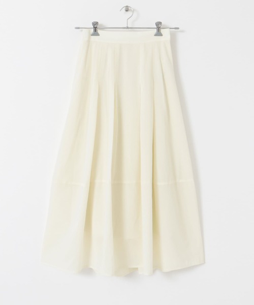 SENSE OF PLACE by URBAN RESEARCH（センスオブプレイスバイアーバンリサーチ）の「タックボリュームコクーンスカート（スカート・レディース・オフホワイト/ブラック/ライトブルー・SMALL/MEDIUM）」の20枚目の写真