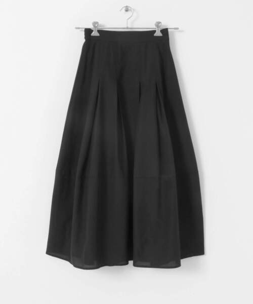 SENSE OF PLACE by URBAN RESEARCH（センスオブプレイスバイアーバンリサーチ）の「タックボリュームコクーンスカート（スカート・レディース・オフホワイト/ブラック/ライトブルー・SMALL/MEDIUM）」の21枚目の写真