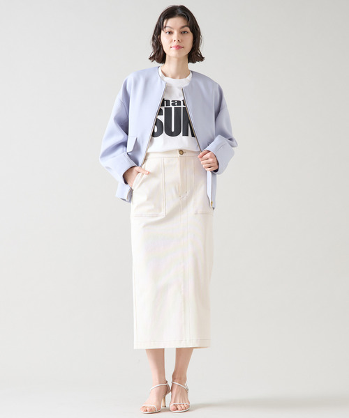 Tiara（ティアラ）の「プリントTシャツ（Tシャツ/カットソー・レディース・杢グレー/ホワイト/チャコールグレー・FREE）」の6枚目の写真