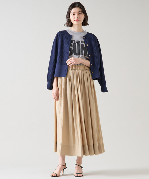 Tiara（ティアラ）の「プリントTシャツ（Tシャツ/カットソー・レディース・杢グレー/ホワイト/チャコールグレー・FREE）」の10枚目の写真