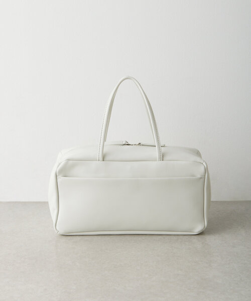 BEARDSLEY（ビアズリー）の「《NOTHING WRITTEN》ポケットハンドバッグ（トートバッグ・レディース・ホワイト/ブラック・FREE）」の11枚目の写真