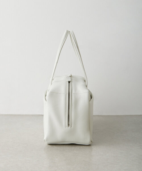 BEARDSLEY（ビアズリー）の「《NOTHING WRITTEN》ポケットハンドバッグ（トートバッグ・レディース・ホワイト/ブラック・FREE）」の10枚目の写真