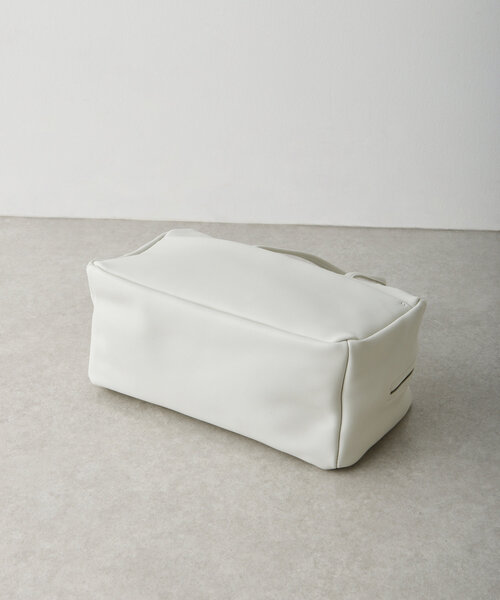 BEARDSLEY（ビアズリー）の「《NOTHING WRITTEN》ポケットハンドバッグ（トートバッグ・レディース・ホワイト/ブラック・FREE）」の8枚目の写真