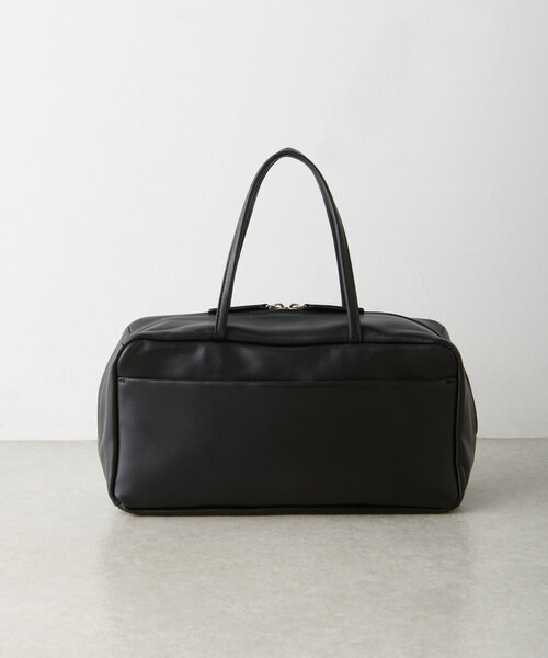 BEARDSLEY（ビアズリー）の「《NOTHING WRITTEN》ポケットハンドバッグ（トートバッグ・レディース・ホワイト/ブラック・FREE）」の3枚目の写真