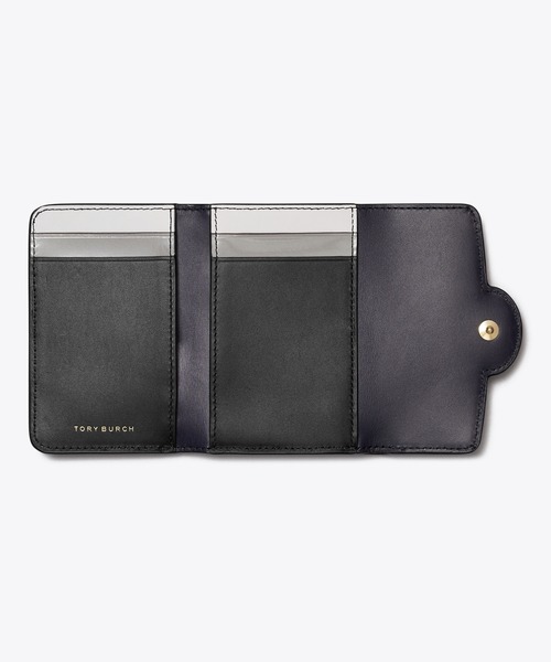 TORY BURCH（トリーバーチ）の「ロビンソン ペブルド スモールウォレット（財布・レディース・ライトグレー/サンドベージュ/モカ/ライトブラウン/ブラック/イエロー系/ストーン・ONE SIZE）」の8枚目の写真