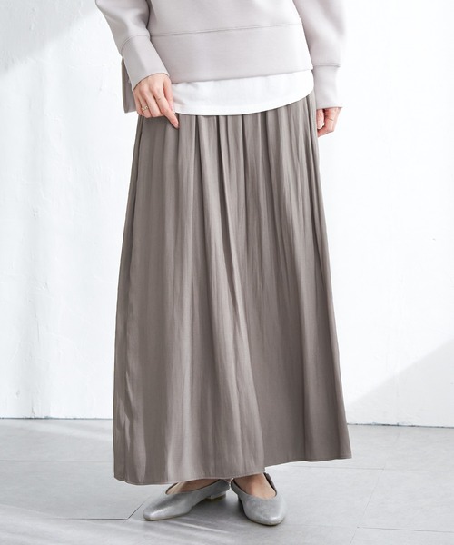 ikka（イッカ）の「カッセンボリュームラップスカーチョ（その他パンツ・レディース・チャコールグレー/ダークグリーン/ブルー/モカ・S/M/L）」の3枚目の写真