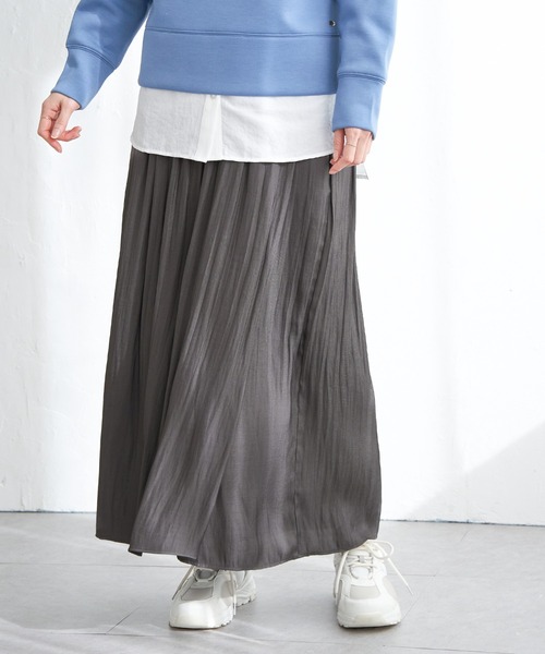 ikka（イッカ）の「カッセンボリュームラップスカーチョ（その他パンツ・レディース・チャコールグレー/ダークグリーン/ブルー/モカ・S/M/L）」の22枚目の写真