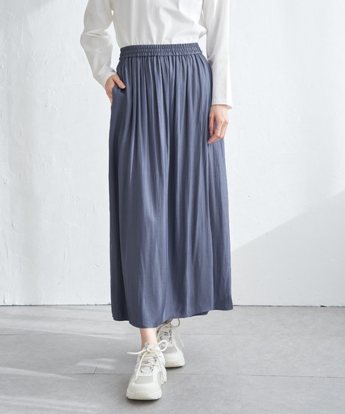 ikka（イッカ）の「カッセンボリュームラップスカーチョ（その他パンツ・レディース・チャコールグレー/ダークグリーン/ブルー/モカ・S/M/L）」の17枚目の写真