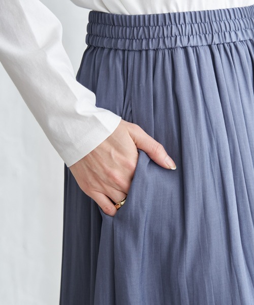 ikka（イッカ）の「カッセンボリュームラップスカーチョ（その他パンツ・レディース・チャコールグレー/ダークグリーン/ブルー/モカ・S/M/L）」の12枚目の写真