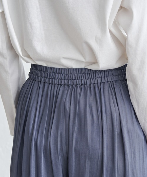 ikka（イッカ）の「カッセンボリュームラップスカーチョ（その他パンツ・レディース・チャコールグレー/ダークグリーン/ブルー/モカ・S/M/L）」の9枚目の写真