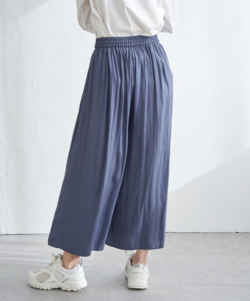 ikka（イッカ）の「カッセンボリュームラップスカーチョ（その他パンツ・レディース・チャコールグレー/ダークグリーン/ブルー/モカ・S/M/L）」の15枚目の写真