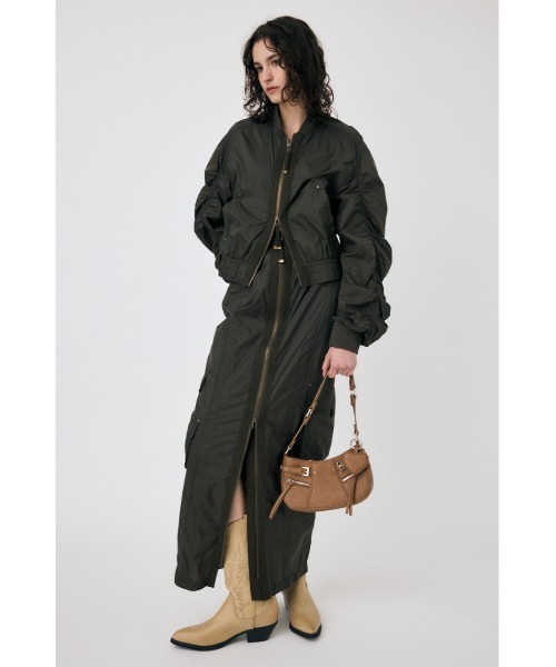 MOUSSY（マウジー）の「【セットアップ対応】FRONT ZIP FUNCTION スカート（スカート・レディース・ダークカーキ/キナリ/グレー・1/2）」の22枚目の写真