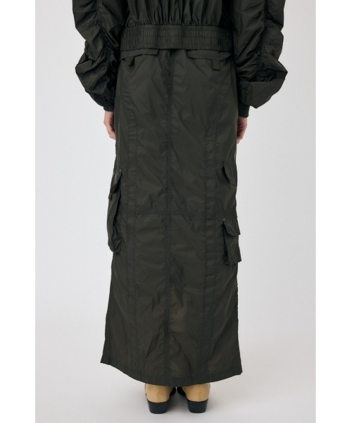 MOUSSY（マウジー）の「【セットアップ対応】FRONT ZIP FUNCTION スカート（スカート・レディース・ダークカーキ/キナリ/グレー・1/2）」の4枚目の写真