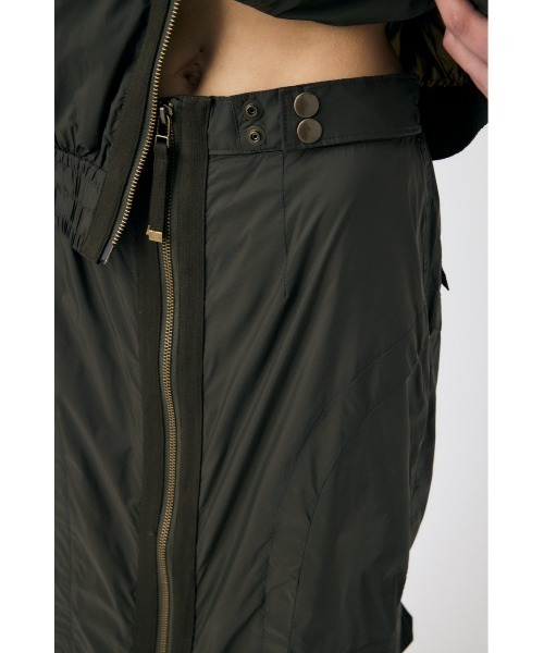 MOUSSY（マウジー）の「【セットアップ対応】FRONT ZIP FUNCTION スカート（スカート・レディース・ダークカーキ/キナリ/グレー・1/2）」の5枚目の写真