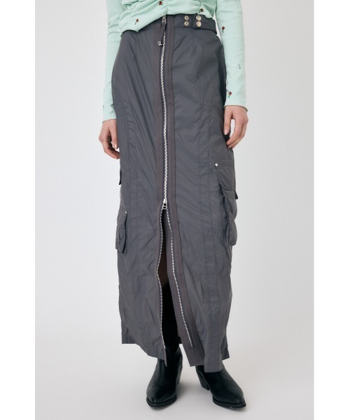 MOUSSY（マウジー）の「【セットアップ対応】FRONT ZIP FUNCTION スカート（スカート・レディース・ダークカーキ/キナリ/グレー・1/2）」の12枚目の写真