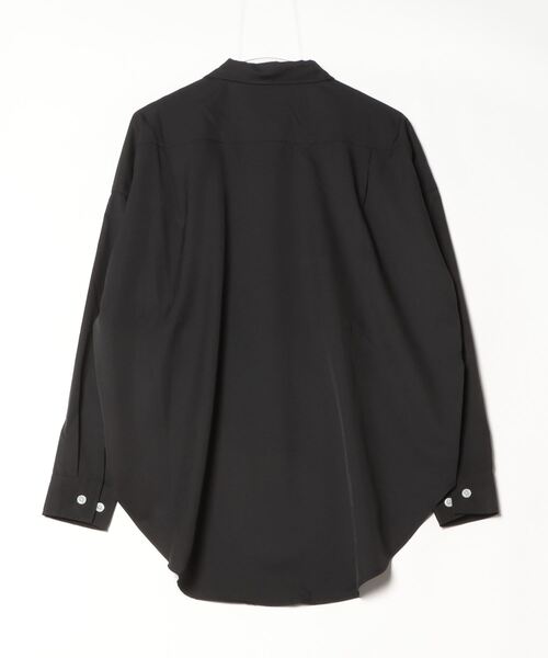 COMMON WARE（コモンウェアー）の「COMMONWARE:PE STRETCH PIN TUCK SHIRTS L/S/ ブロード ピンタックシャツ ロングスリーブ（シャツ/ブラウス・メンズ・ブラック/ホワイト・M/L/XL）」の3枚目の写真